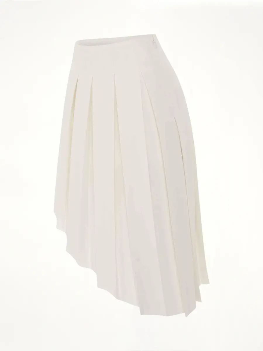 We11Done Wool Asymmetrical Pleated Skirt | Thumbnail 3 We11Done Wool Asymmetrical Pleated Skirt | Thumbnail 3