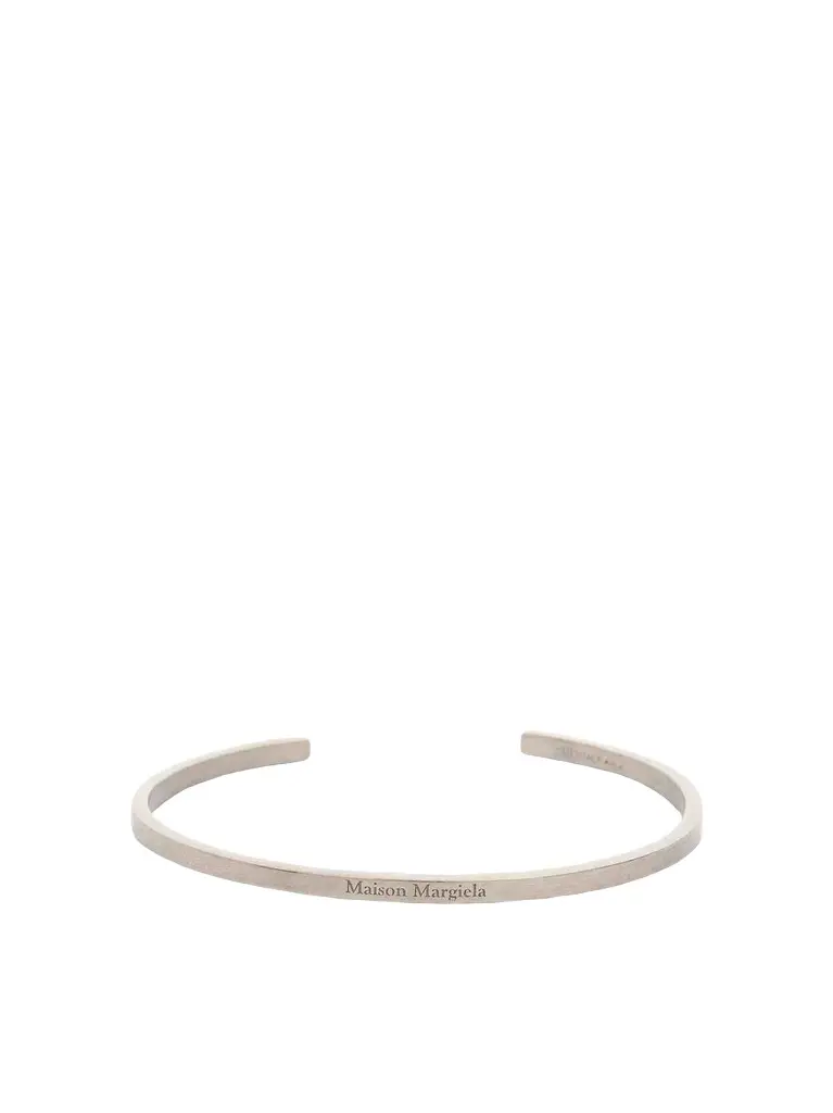 Maison Margiela Etched Logo Bracelet | Image 1 Maison Margiela Etched Logo Bracelet | Image 1