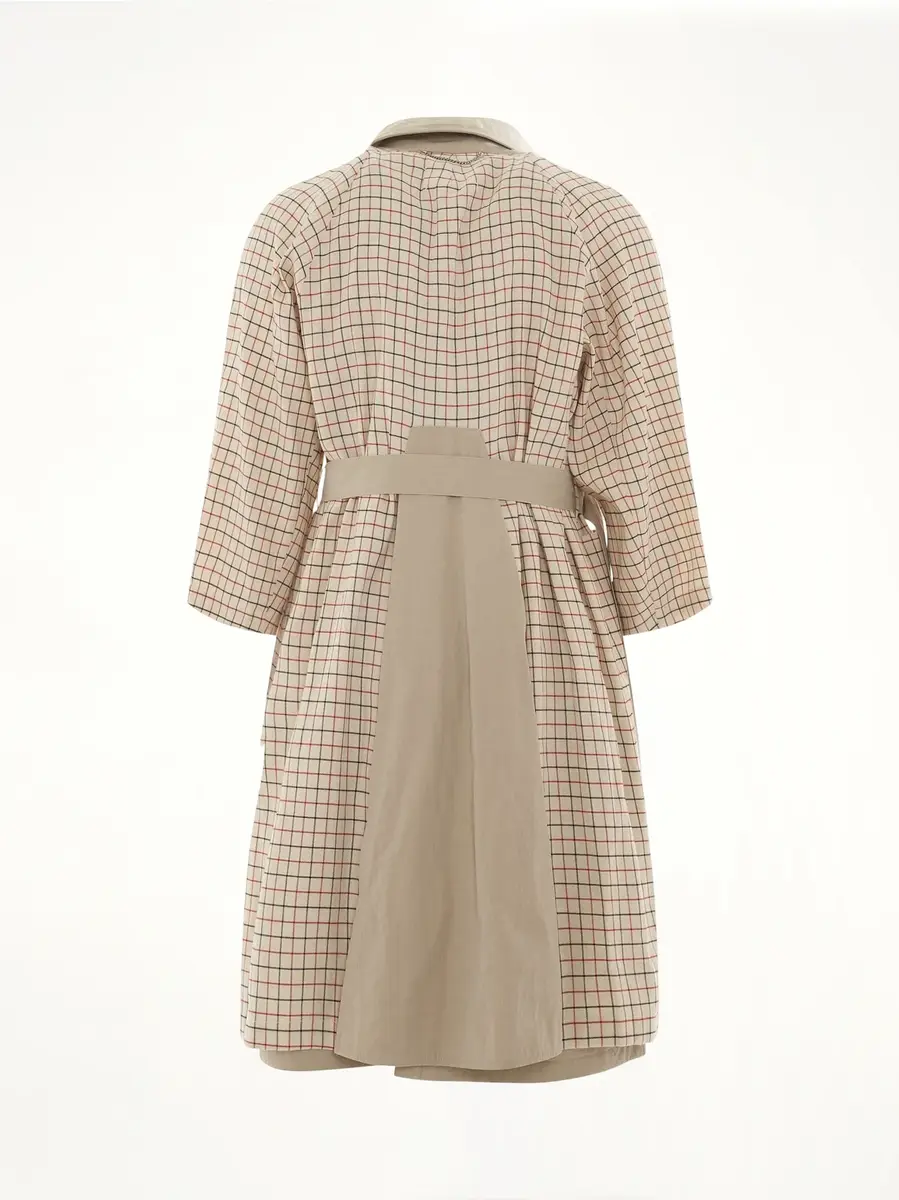Maison Margiela Double Breasted Trench Coat in Sand | Thumbnail 6