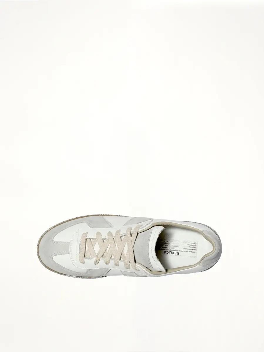 Maison Margiela Replica Vintage Leather Sneaker | Thumbnail 4 Maison Margiela Replica Vintage Leather Sneaker | Thumbnail 4