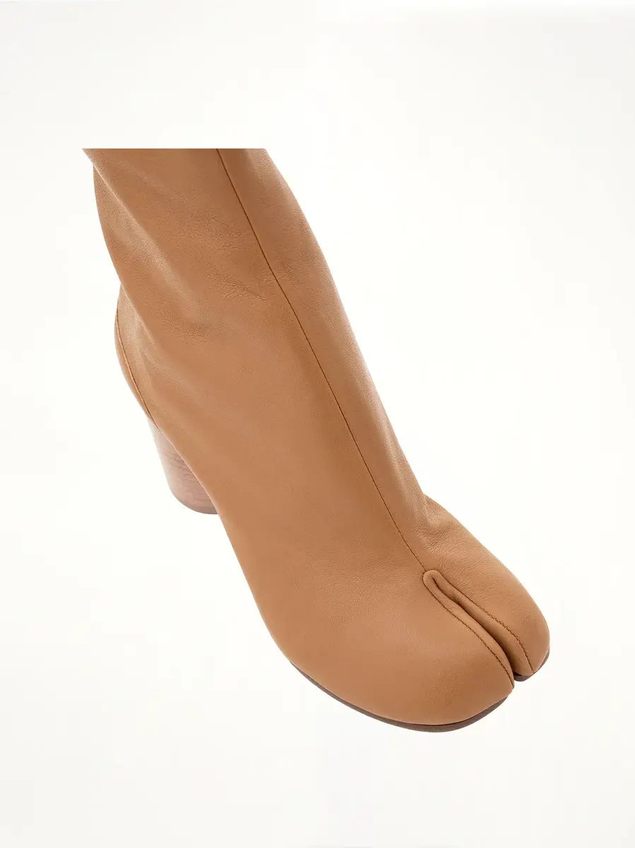 Maison Margiela Tabi Ankle Boots 8cm in Nude | Thumbnail 2 Maison Margiela Tabi Ankle Boots 8cm in Nude | Thumbnail 2