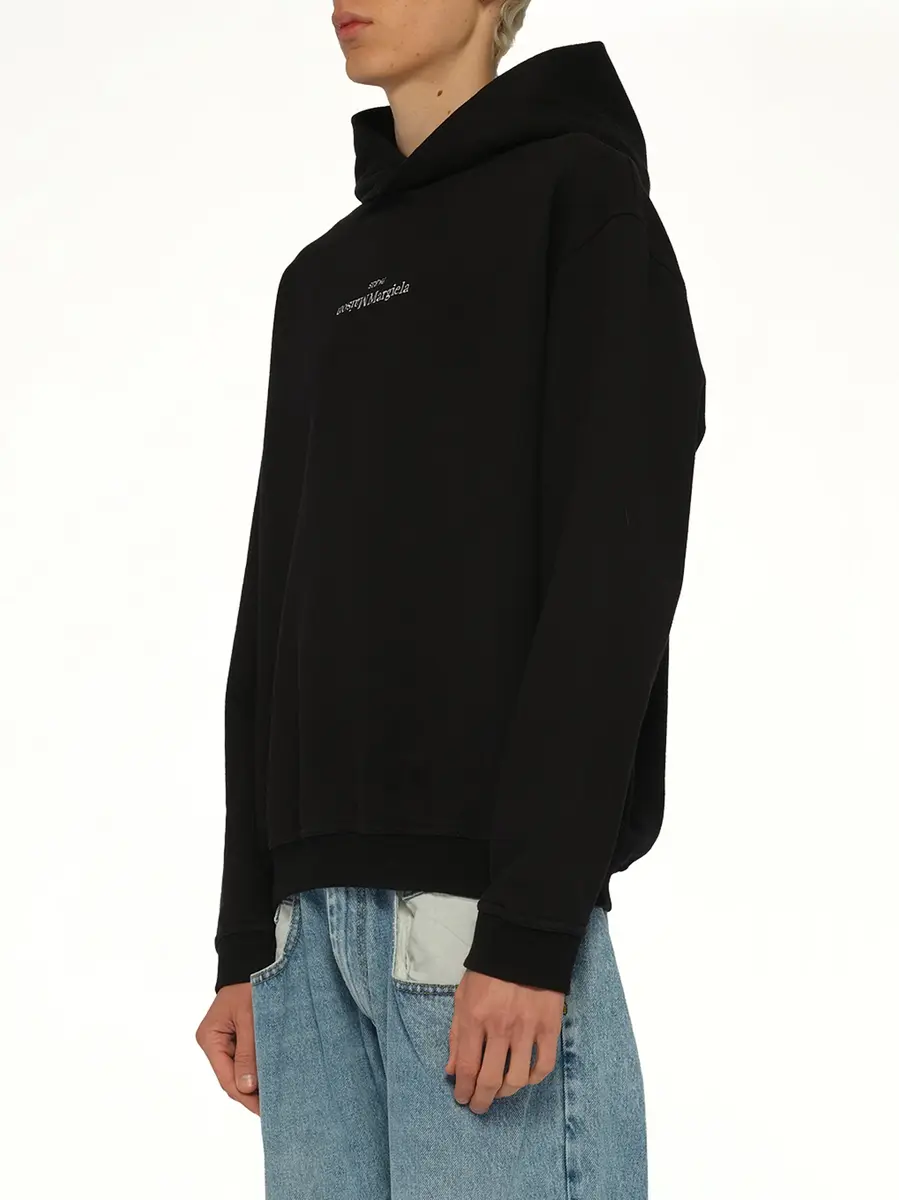 Maison Margiela Upside Down Logo Hoodie | Thumbnail 2