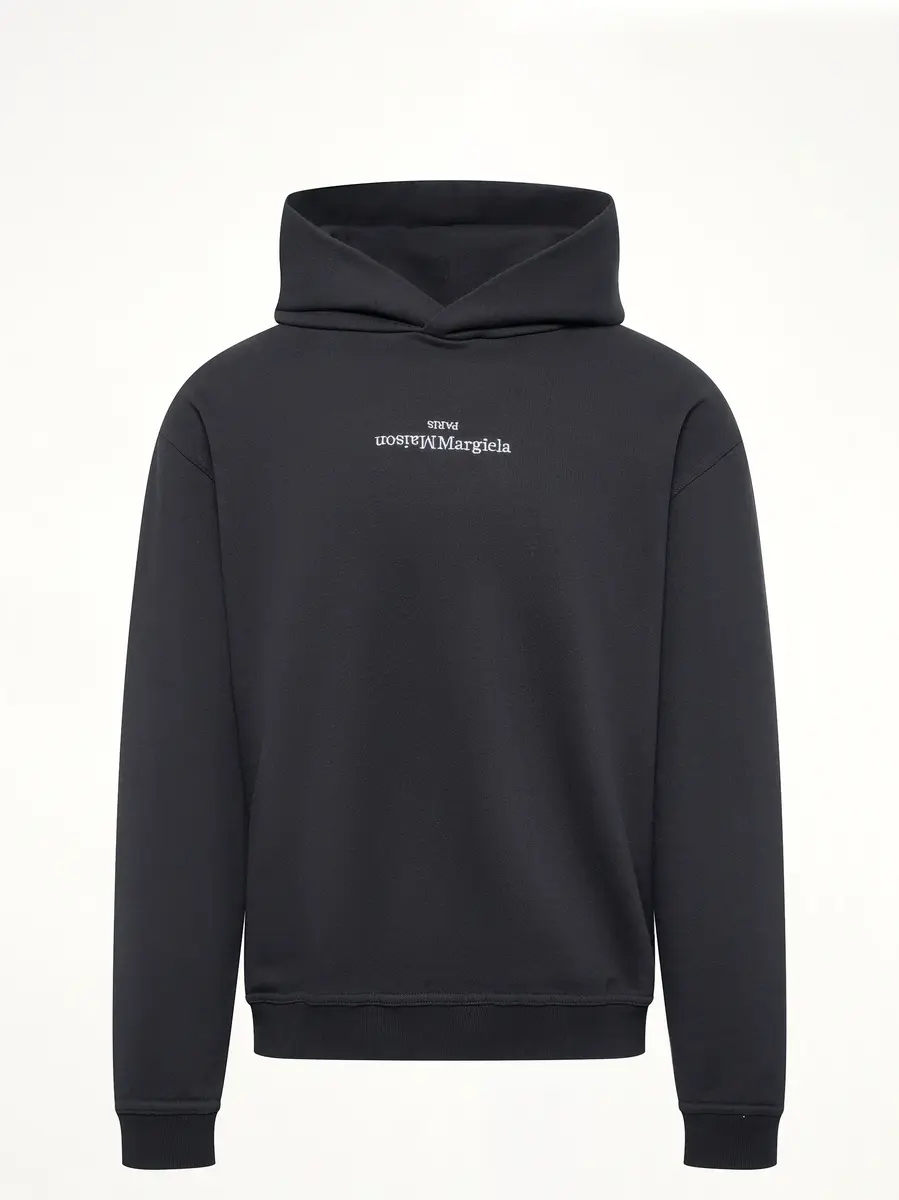 Maison Margiela Upside Down Logo Hoodie | Thumbnail 3