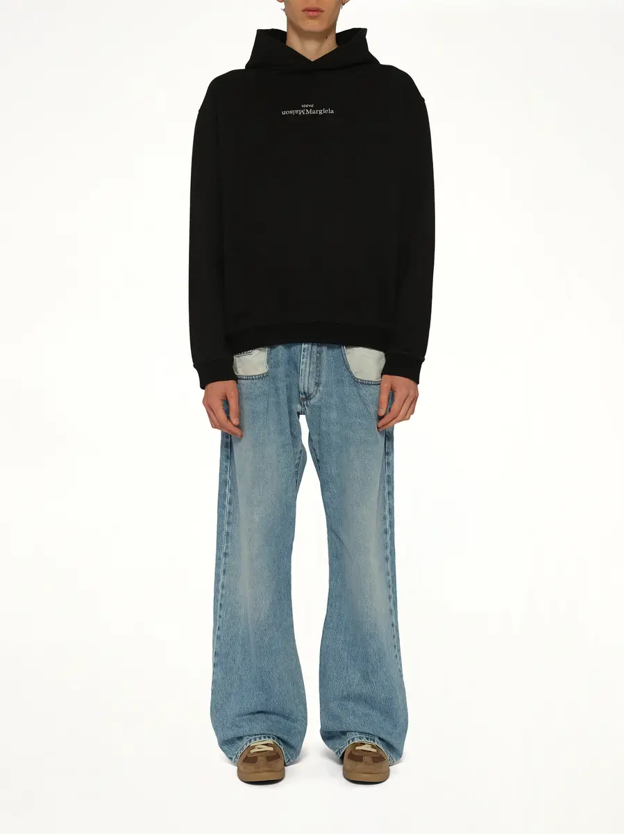 Maison Margiela Upside Down Logo Hoodie | Thumbnail 7