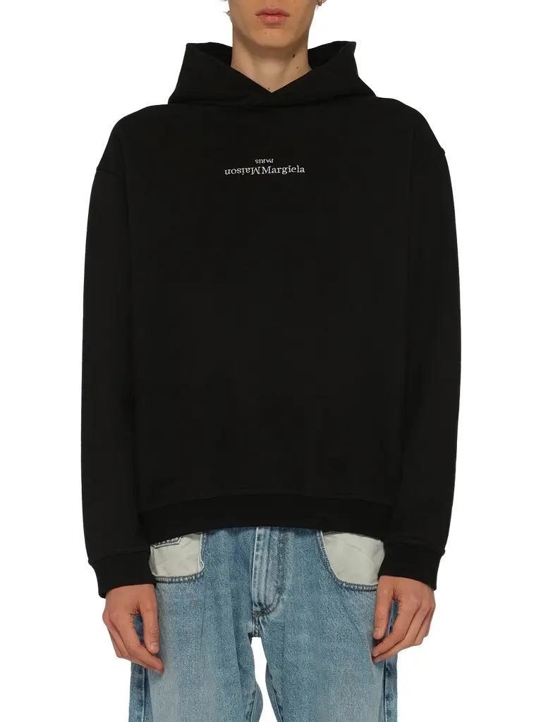 Maison Margiela Upside Down Logo Hoodie