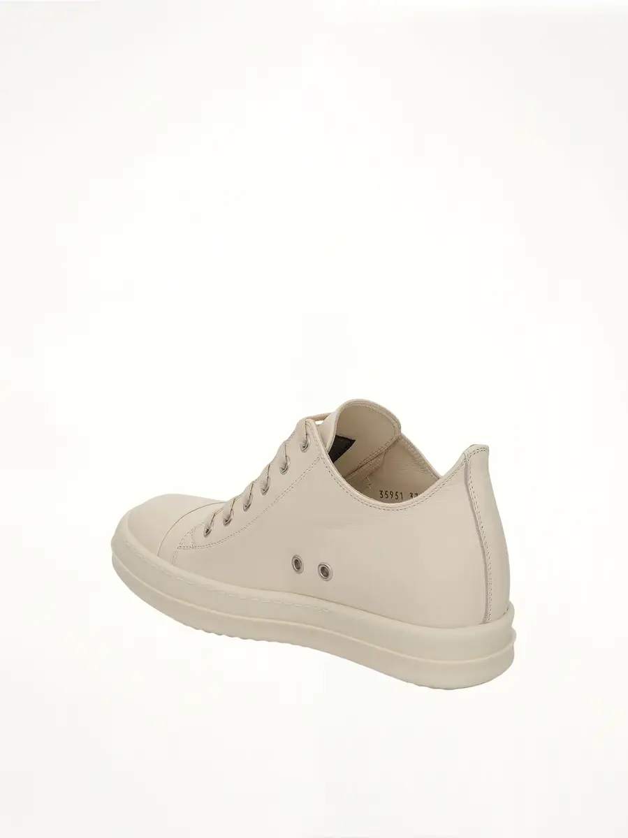 Rick Owens Strobe Leather Sneaker in | Thumbnail 2 Rick Owens Strobe Leather Sneaker in | Thumbnail 2