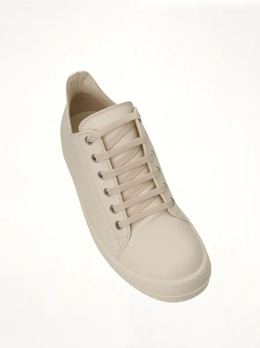 Rick Owens Strobe Leather Sneaker in | Thumbnail 4 Rick Owens Strobe Leather Sneaker in | Thumbnail 4
