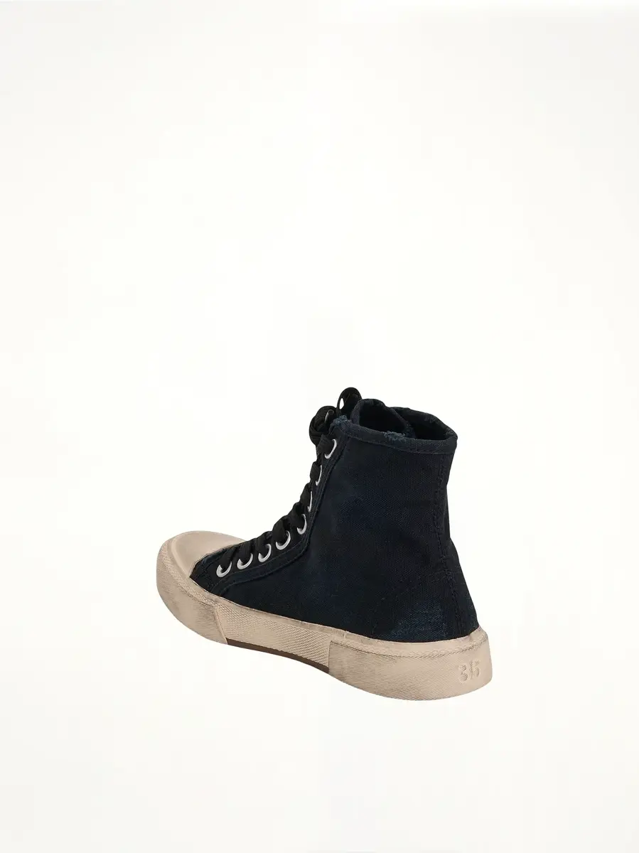 Balenciaga Paris High Sneaker in Black/white | Thumbnail 2 Balenciaga Paris High Sneaker in Black/white | Thumbnail 2