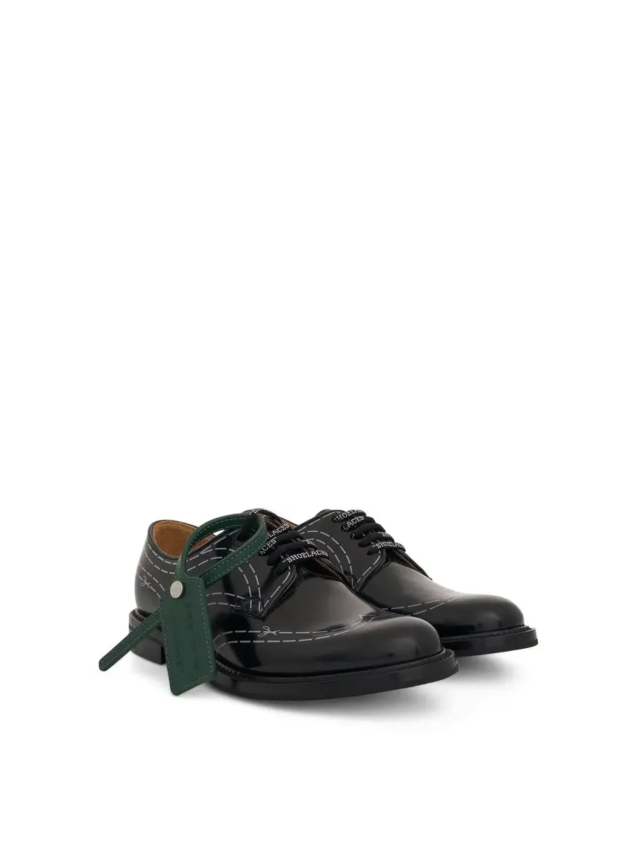 Off-White Off-white x Church's Shannon Shoe in Black/white | Thumbnail 3