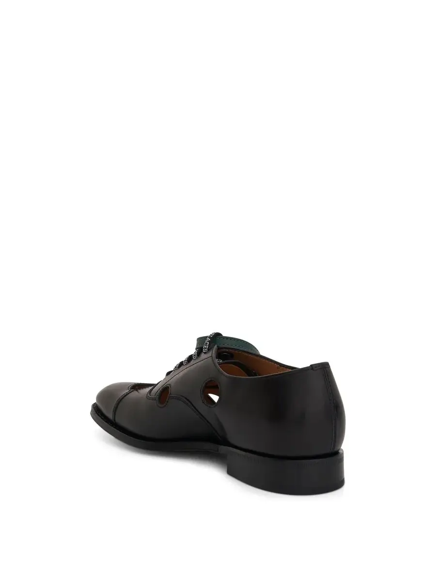 Off-White Off-white x Church's Consul Shoe in Black/green | Thumbnail 2
