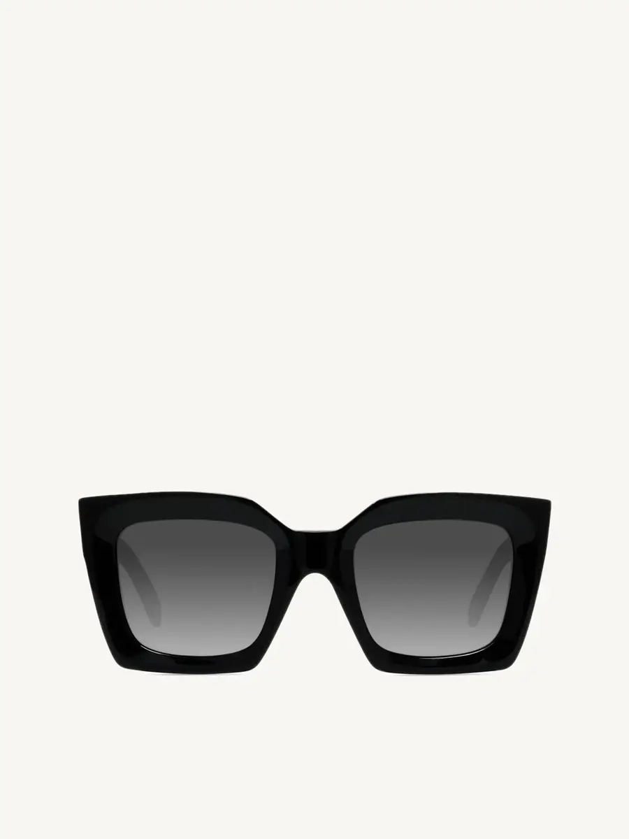 Celine Cl40130i Square Sunglasses With Smoke Polarised Lens | Thumbnail 2