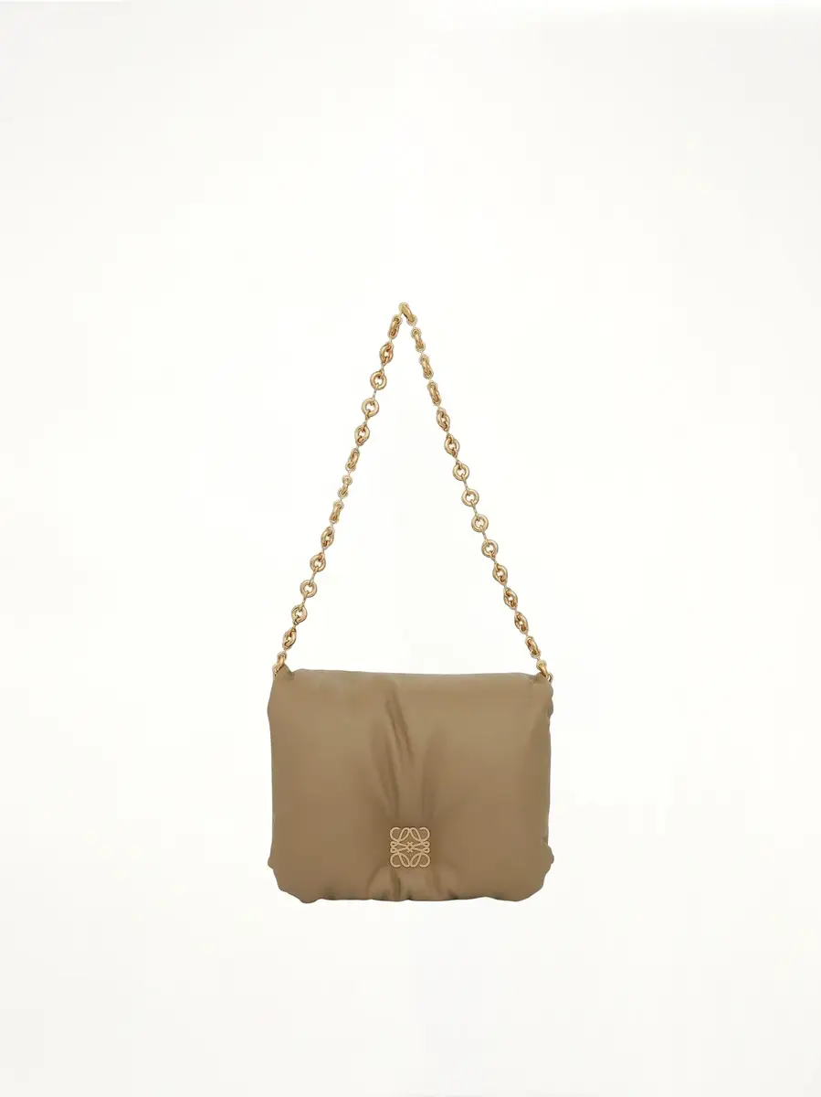 Loewe Puffer Goya Bag in Shiny Nappa Lambskin Clay Green | Thumbnail 2 Loewe Puffer Goya Bag in Shiny Nappa Lambskin Clay Green | Thumbnail 2