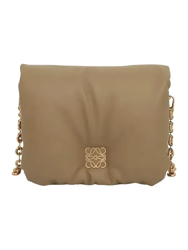 Puffer Goya Bag in Shiny Nappa Lambskin Clay Green Puffer Goya Bag in Shiny Nappa Lambskin Clay Green