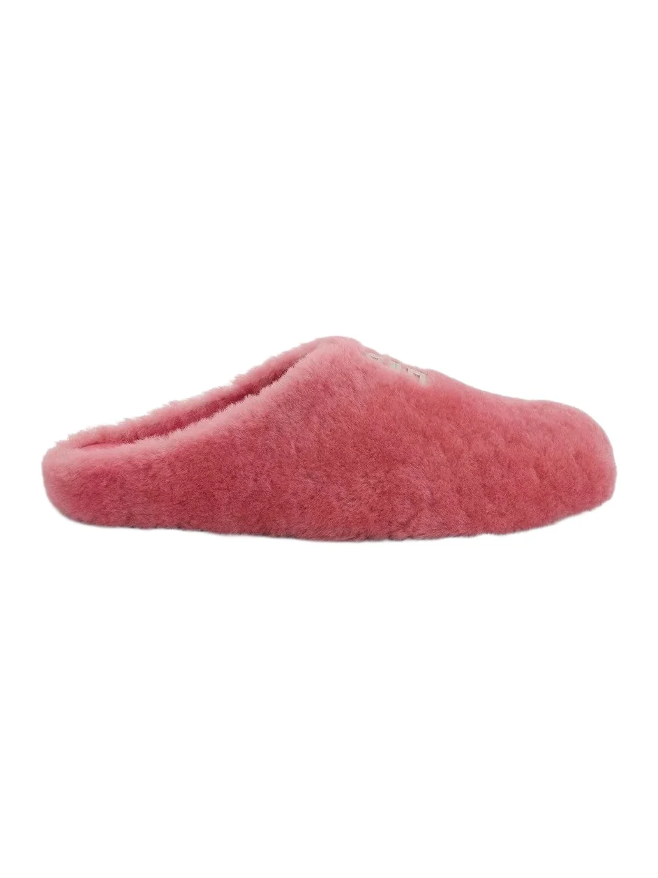 Givenchy 4G Shearling Slip On in Bright Pink