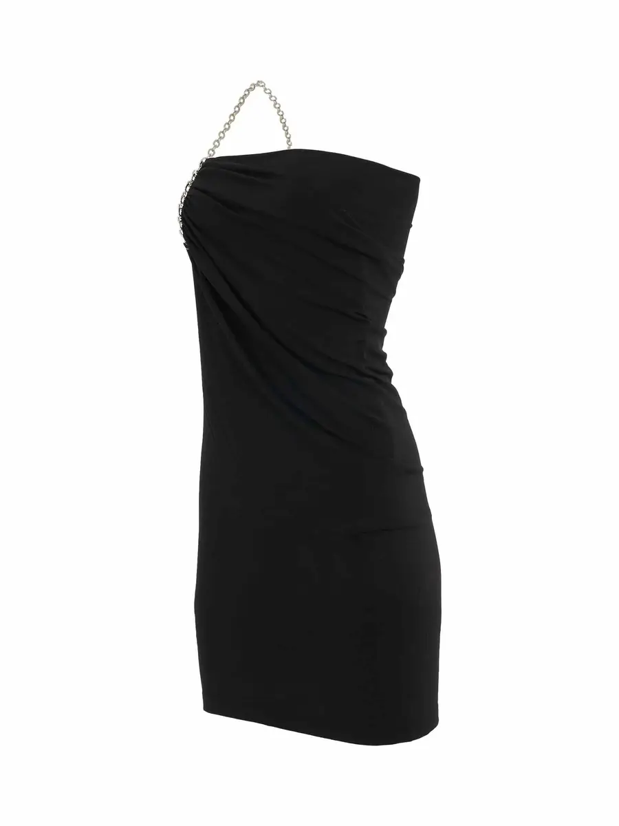 Givenchy Shiny Crepe Jersey Mini Dress | Thumbnail 3