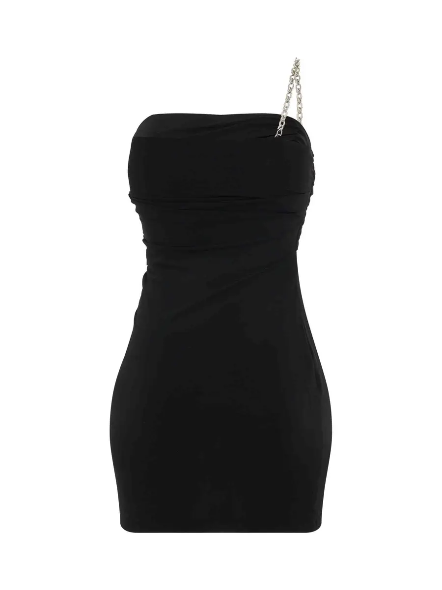Givenchy Shiny Crepe Jersey Mini Dress | Thumbnail 4