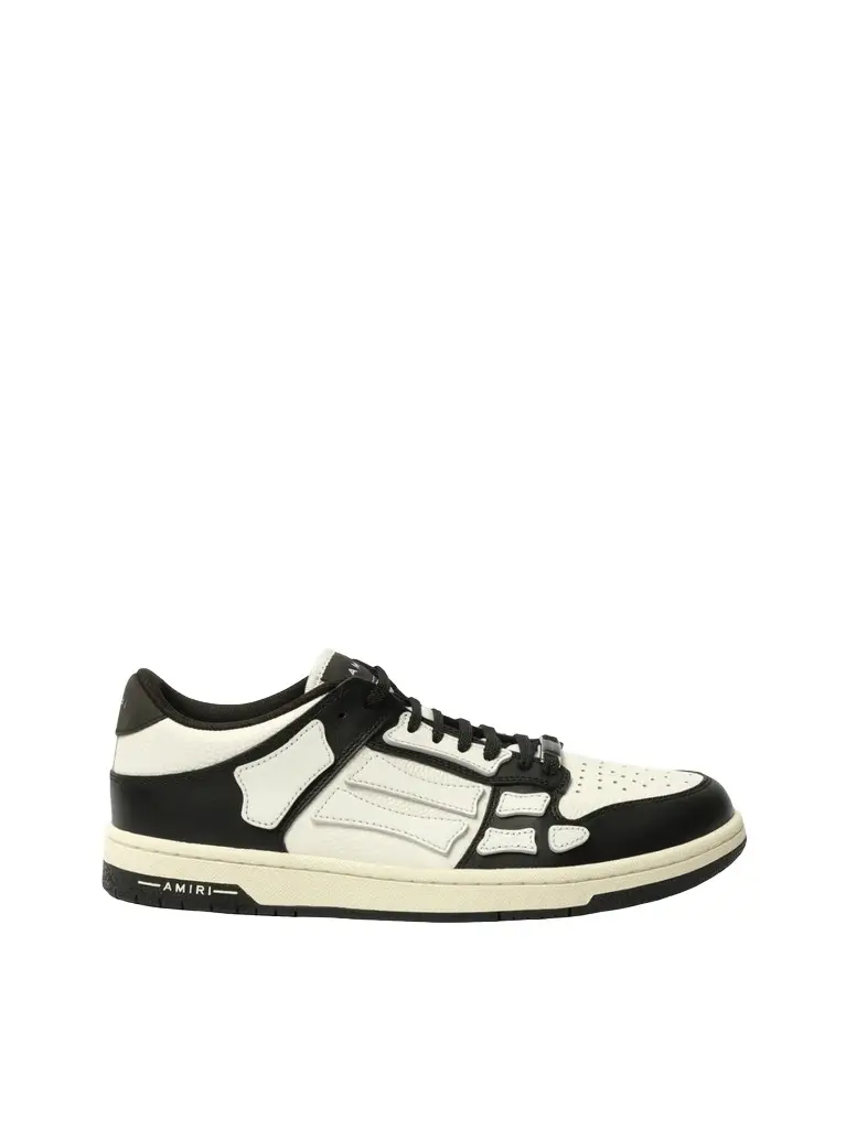 Skeleton Top Low Sneaker in Black/white Skeleton Top Low Sneaker in Black/white