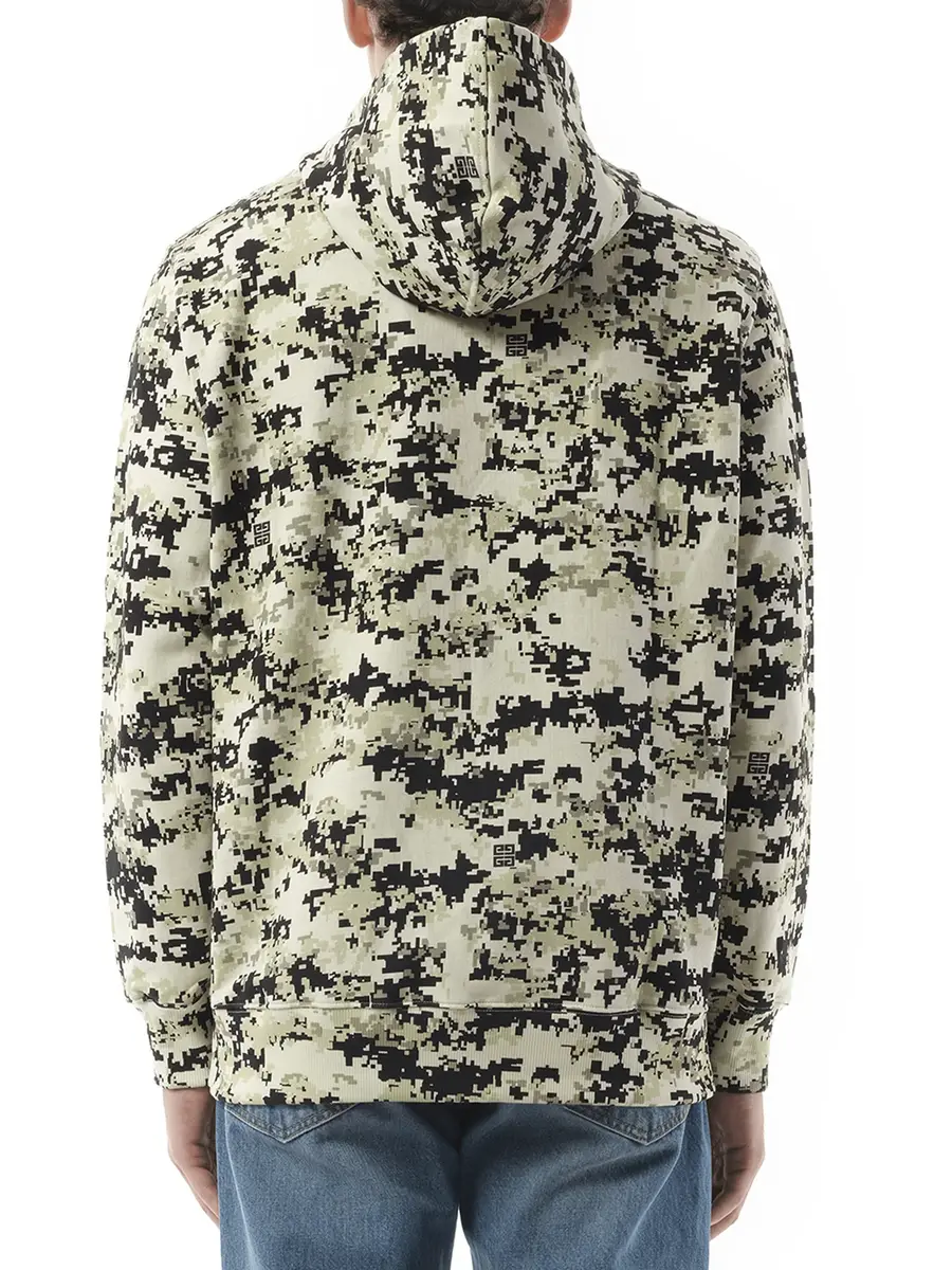 Givenchy Camo All Over Hoodie in Pearl Beige/black | Thumbnail 6 Givenchy Camo All Over Hoodie in Pearl Beige/black | Thumbnail 6