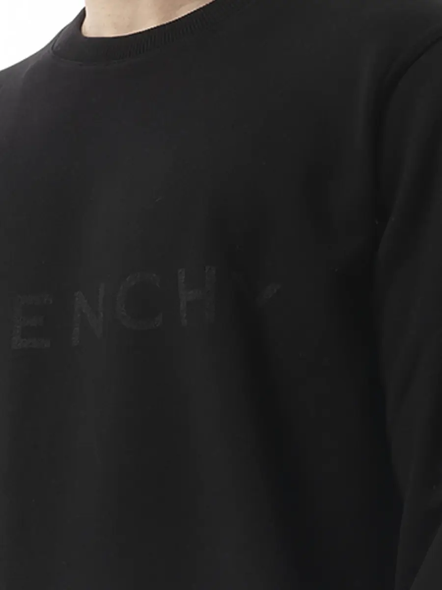 Givenchy 4G Archetype Spray Sweatshirt in Black/white Black | Thumbnail 2