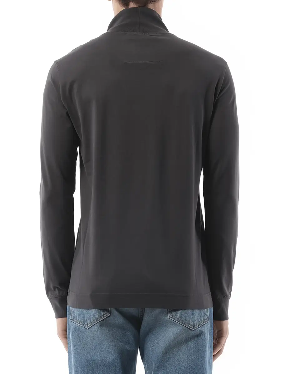 Givenchy Faded Logo Dyed Long Sleeve T-shirt in Black/grey | Thumbnail 6 Givenchy Faded Logo Dyed Long Sleeve T-shirt in Black/grey | Thumbnail 6