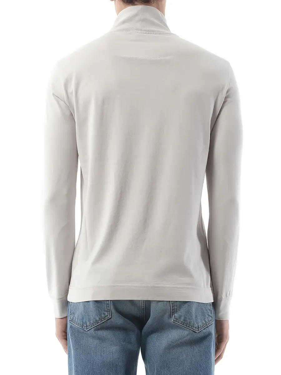 Givenchy Faded Logo Dyed Long Sleeve T-shirt in Cloud Grey | Thumbnail 6 Givenchy Faded Logo Dyed Long Sleeve T-shirt in Cloud Grey | Thumbnail 6