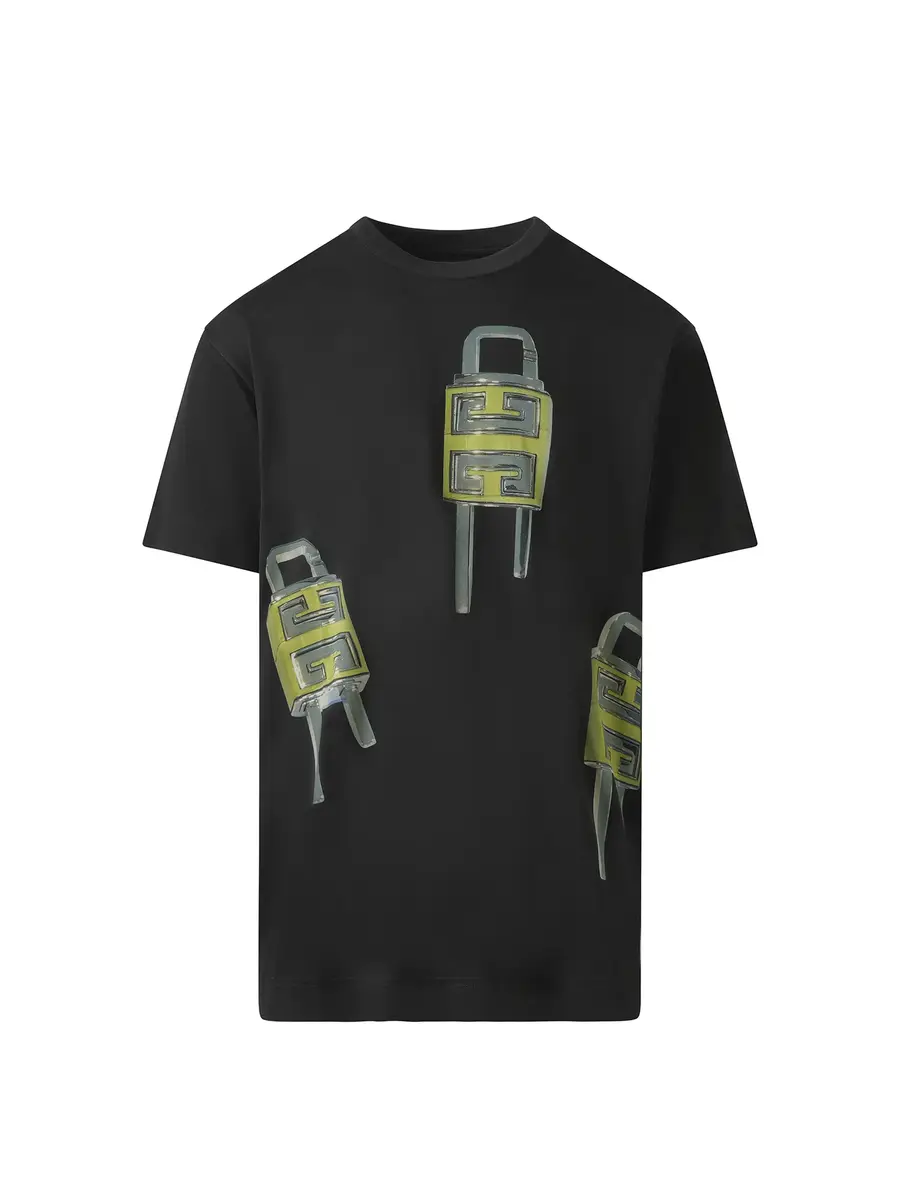 Givenchy U-lock Print T-shirt | Thumbnail 3 Givenchy U-lock Print T-shirt | Thumbnail 3