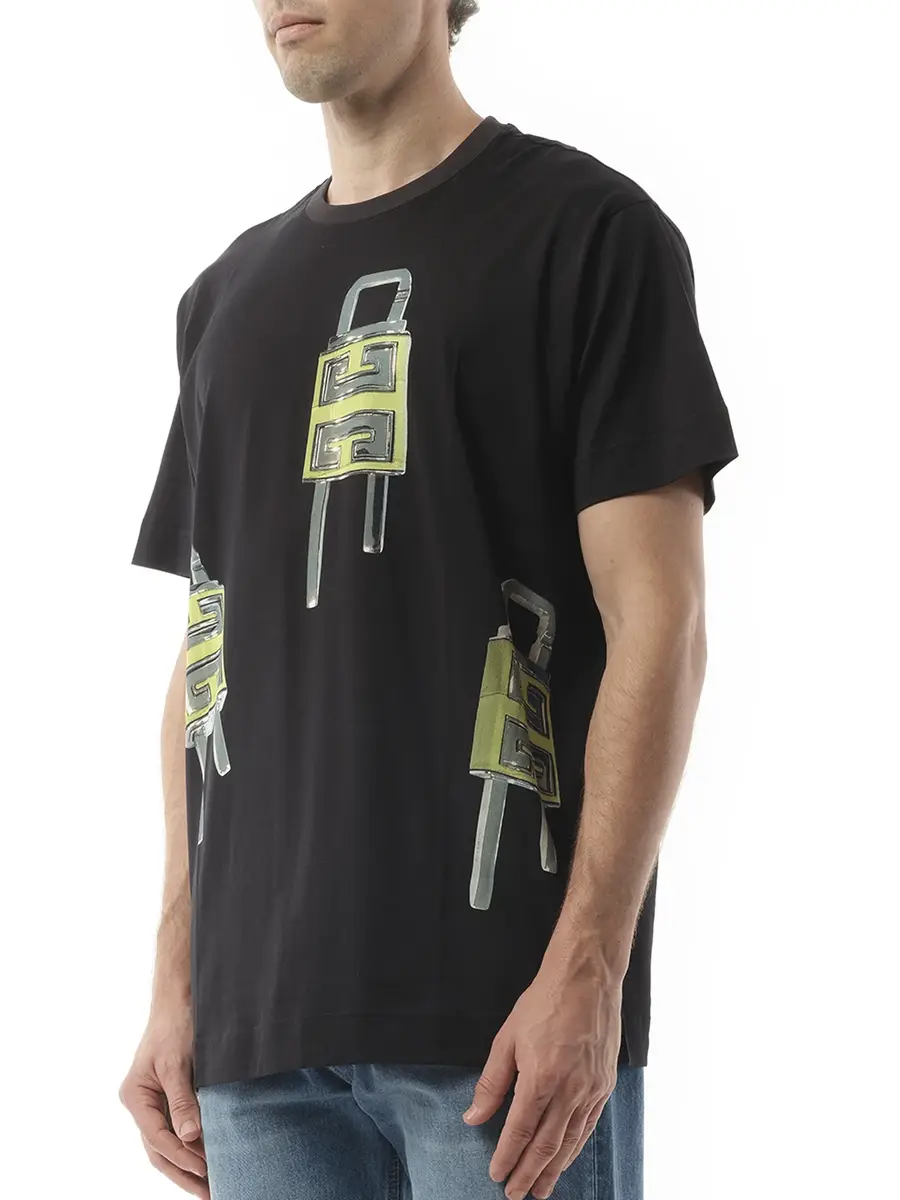 Givenchy U-lock Print T-shirt | Thumbnail 5 Givenchy U-lock Print T-shirt | Thumbnail 5