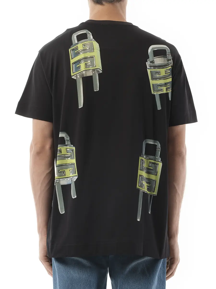 Givenchy U-lock Print T-shirt | Thumbnail 6 Givenchy U-lock Print T-shirt | Thumbnail 6