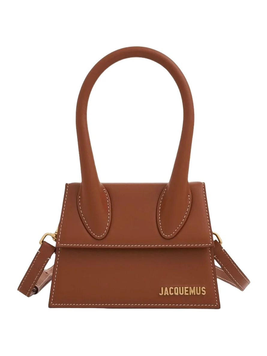 Le Chiquito Moyen Leather Bag in Light Brown