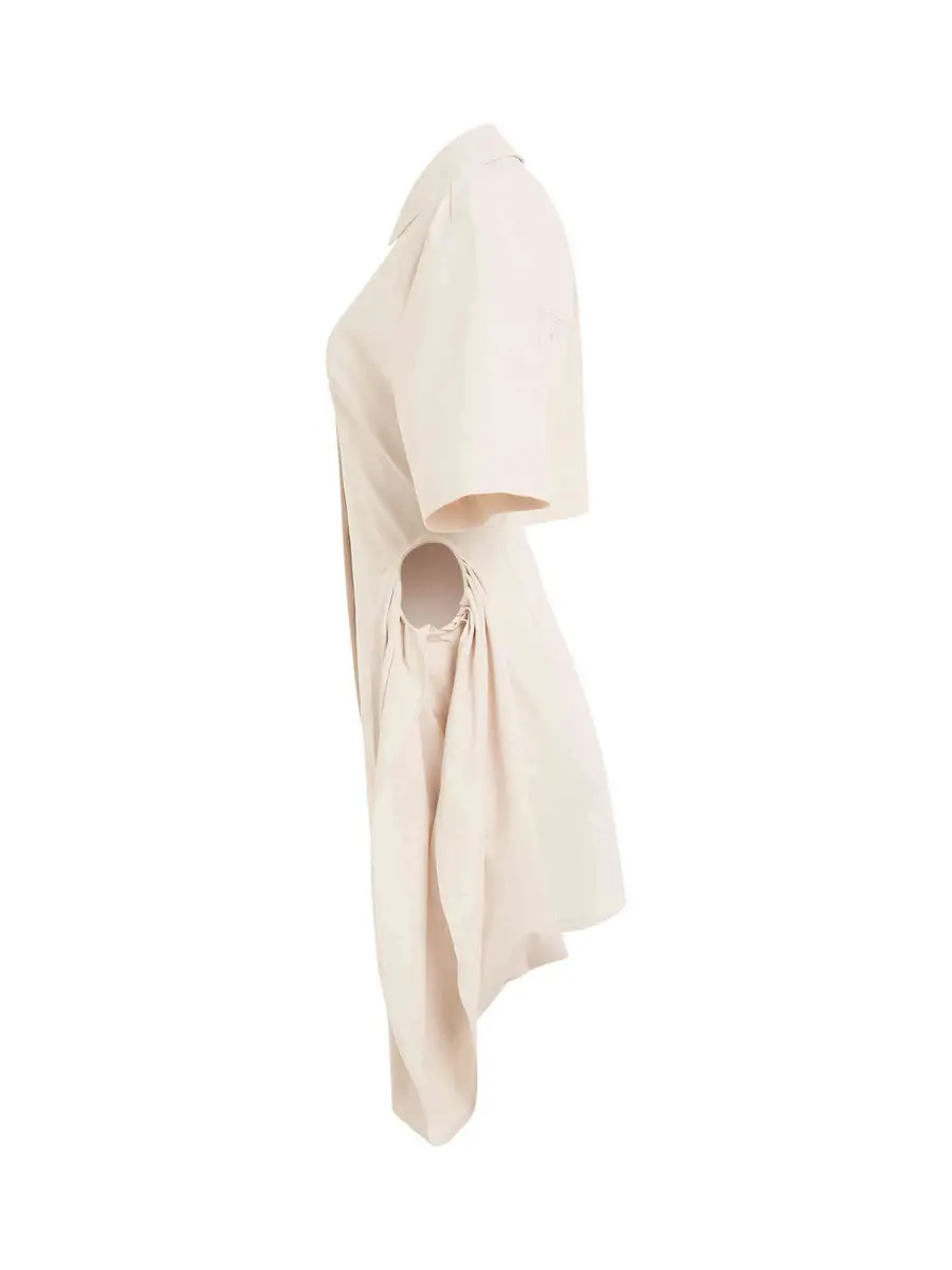 Jacquemus Camisa Dress in Ivory | Thumbnail 2