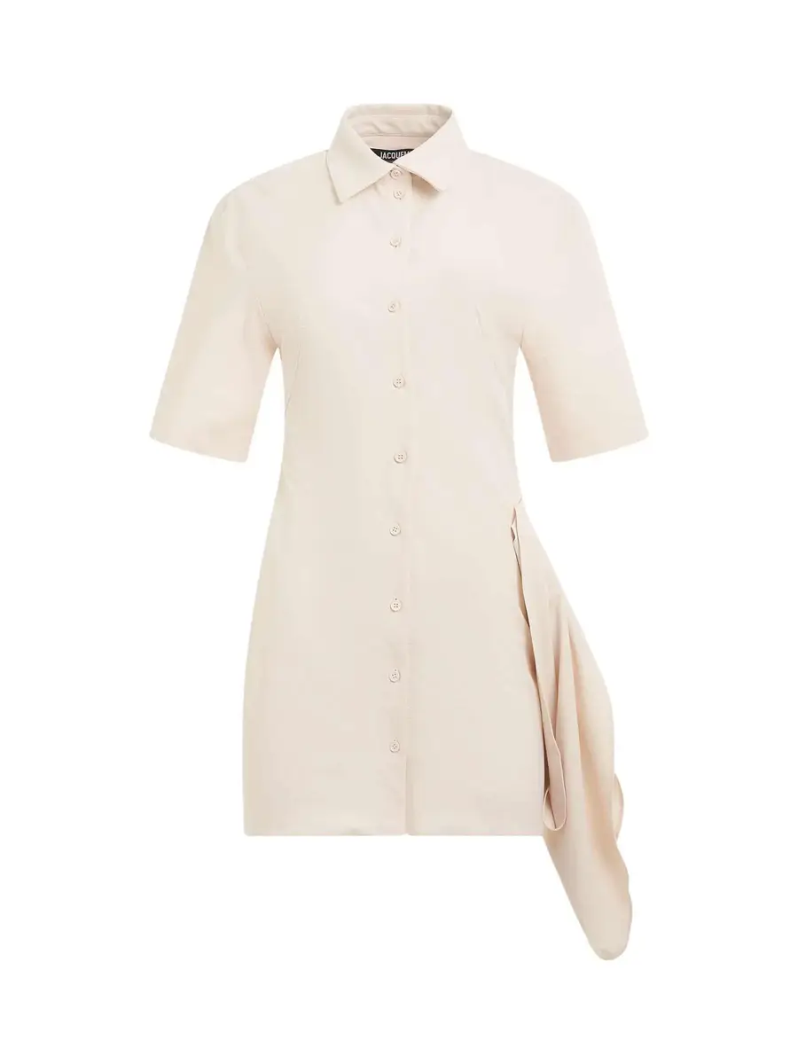 Jacquemus Camisa Dress in Ivory White | Image 1 Jacquemus Camisa Dress in Ivory White | Image 1
