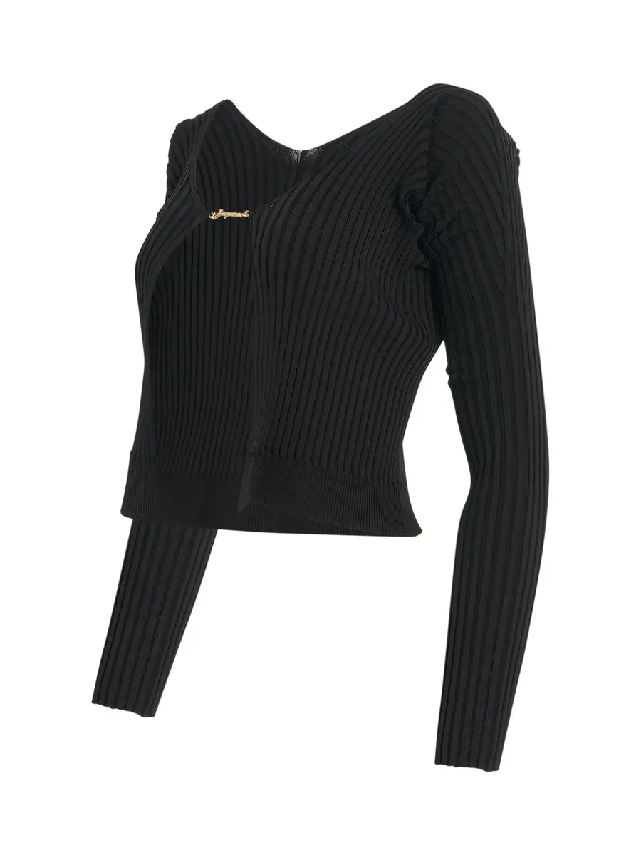 Jacquemus Pralu Longue Charm Cardigan | Thumbnail 3 Jacquemus Pralu Longue Charm Cardigan | Thumbnail 3