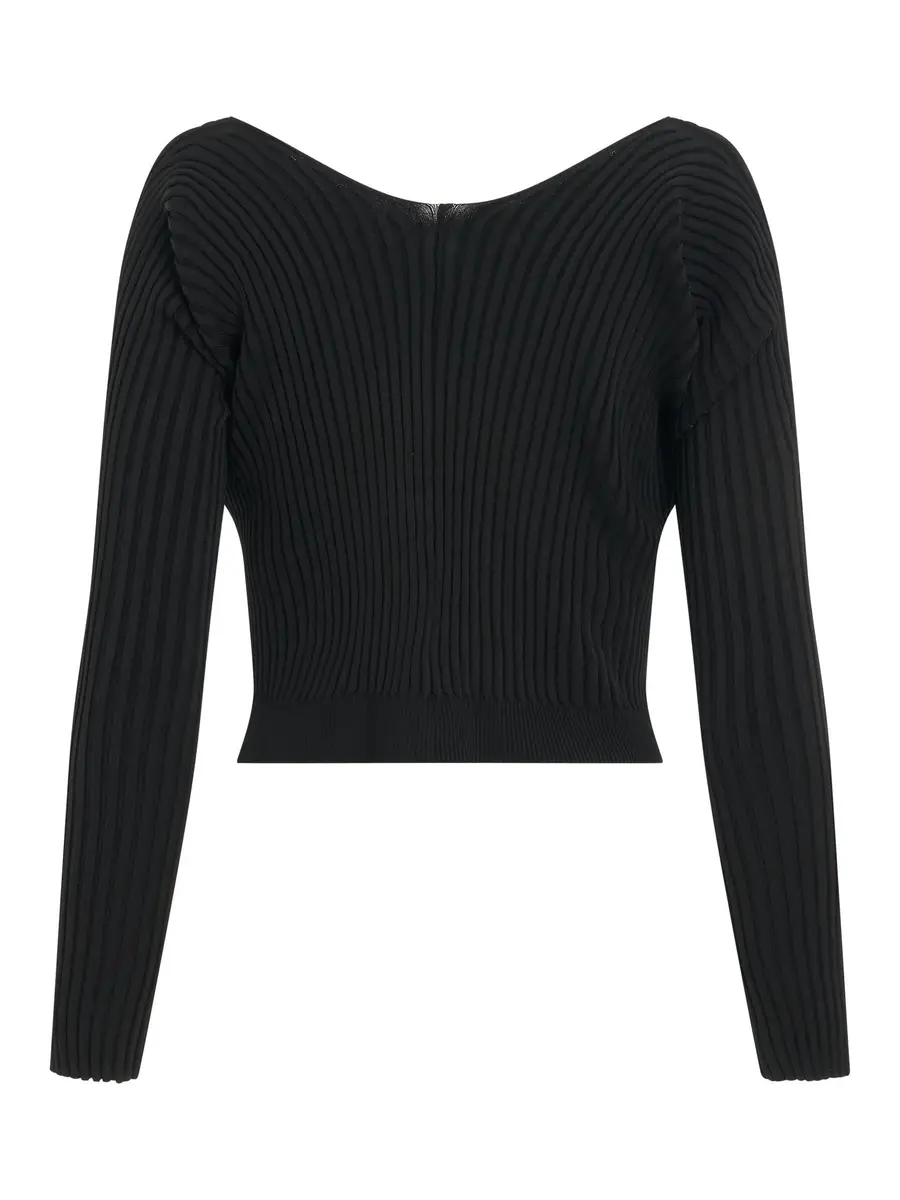 Jacquemus Pralu Longue Charm Cardigan | Thumbnail 4 Jacquemus Pralu Longue Charm Cardigan | Thumbnail 4