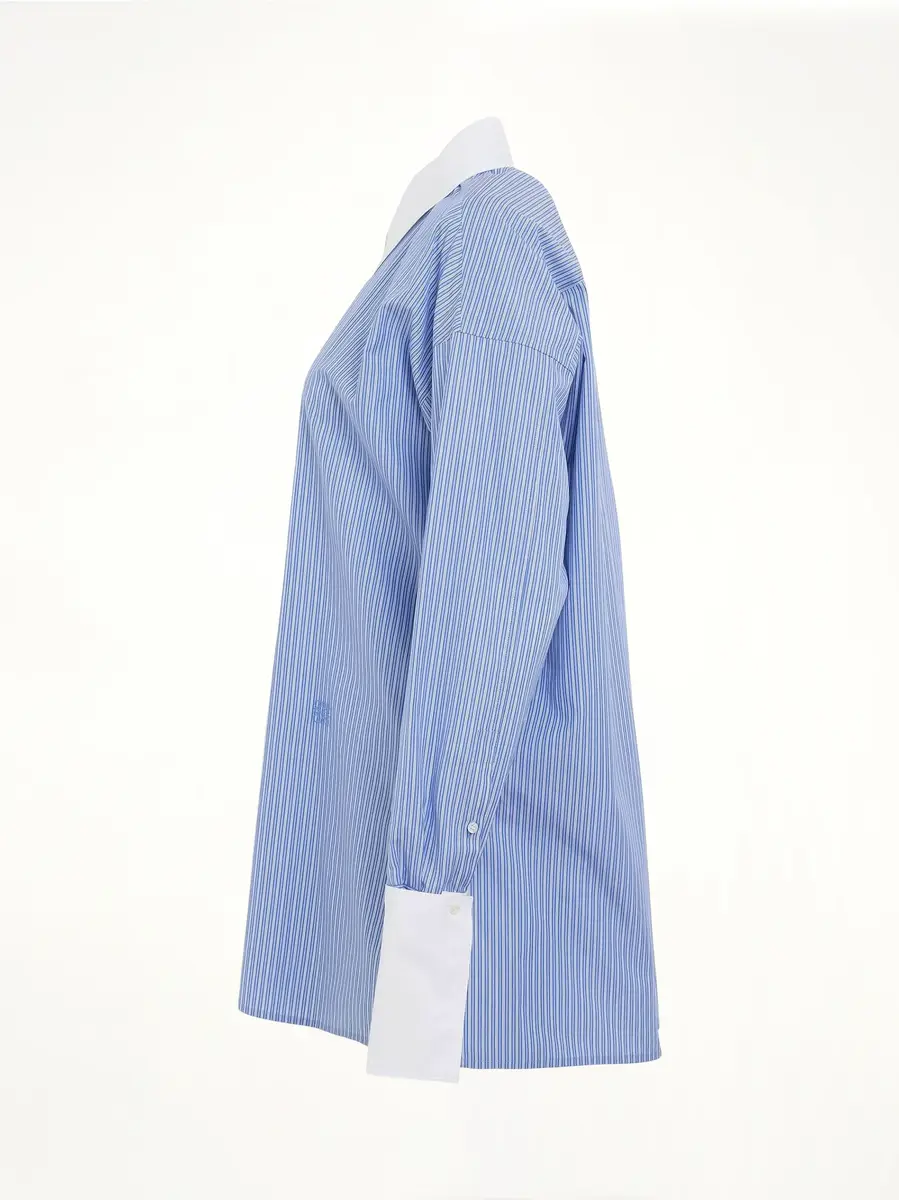 Loewe Stripe Long Shirt in Blue/white | Thumbnail 2 Loewe Stripe Long Shirt in Blue/white | Thumbnail 2