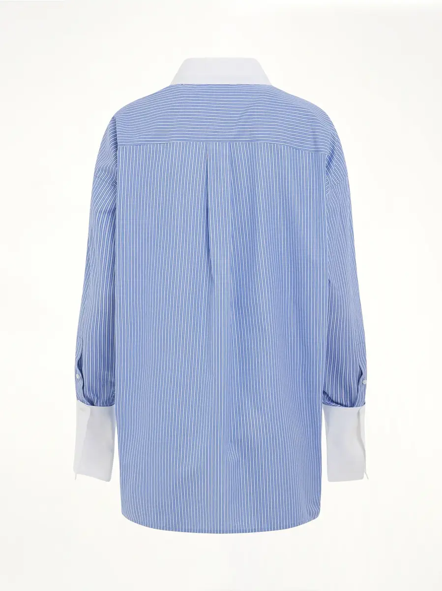 Loewe Stripe Long Shirt in Blue/white | Thumbnail 4 Loewe Stripe Long Shirt in Blue/white | Thumbnail 4