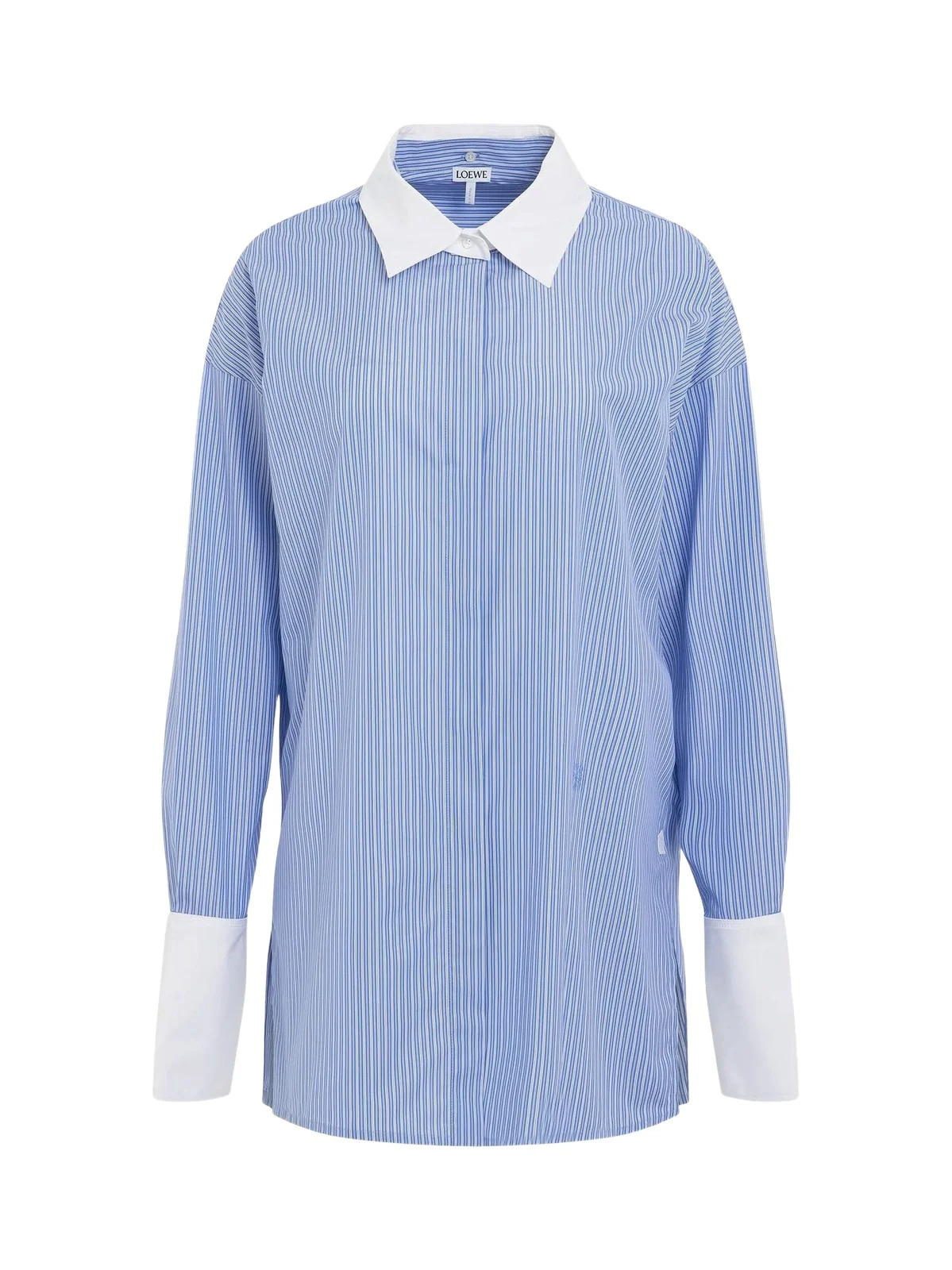 Stripe Long Shirt in Blue/white Stripe Long Shirt in Blue/white