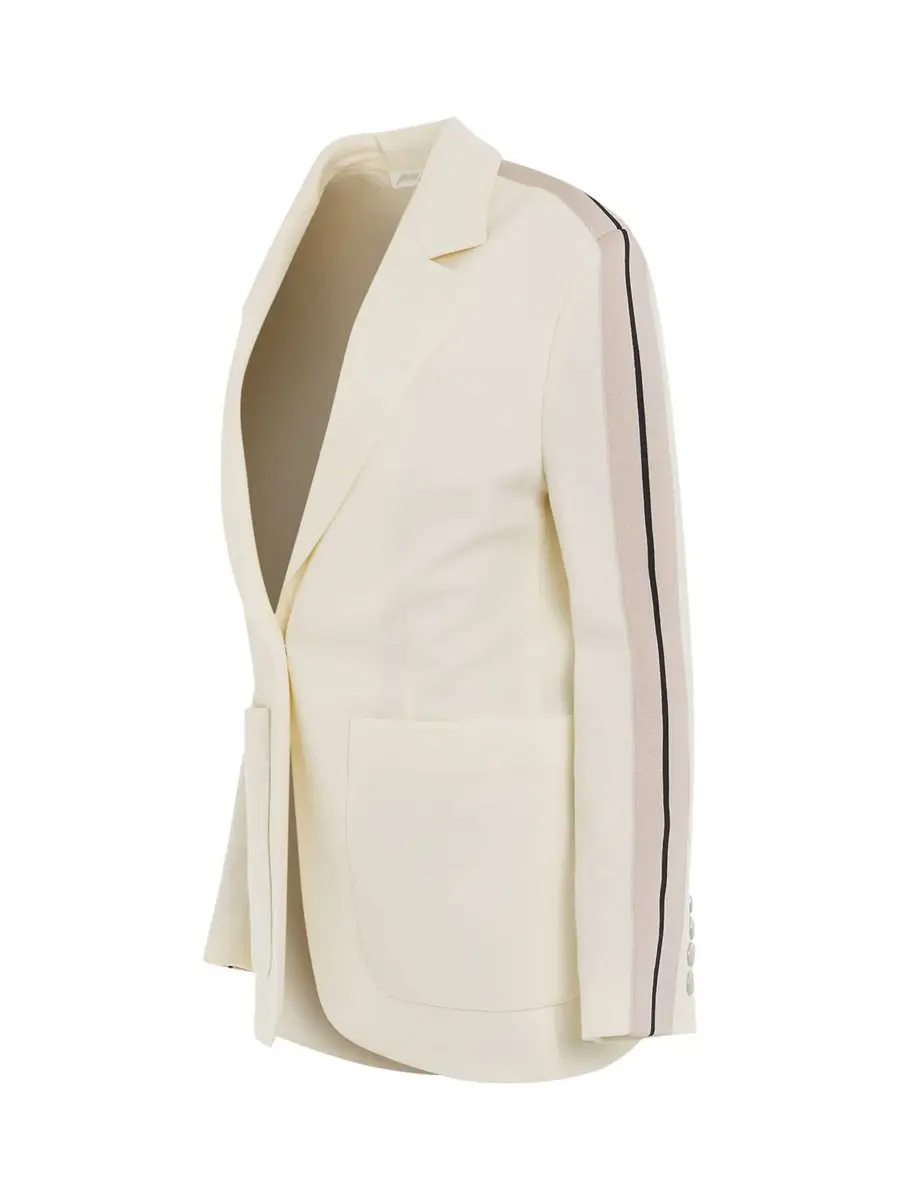 Palm Angels Track Blazer in Butter/off White | Thumbnail 3