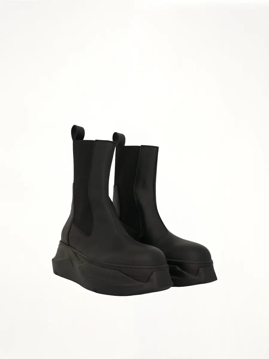 RICK OWENS DRKSHDW Drkshdw Woven Beatle Abstract Boots | Thumbnail 3 RICK OWENS DRKSHDW Drkshdw Woven Beatle Abstract Boots | Thumbnail 3