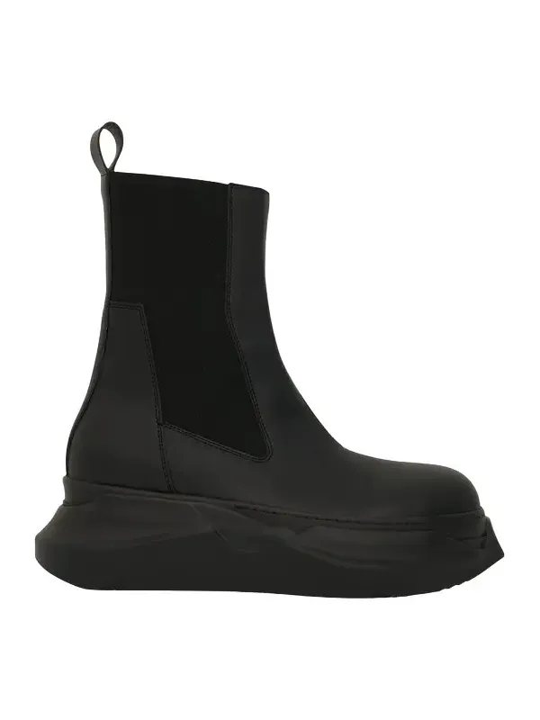 RICK OWENS DRKSHDW Drkshdw Woven Beatle Abstract Boots