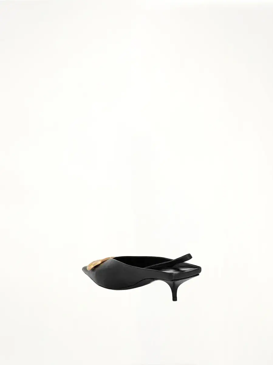 Balenciaga BB Square Knifemule in Black/gold Black | Thumbnail 2 Balenciaga BB Square Knifemule in Black/gold Black | Thumbnail 2