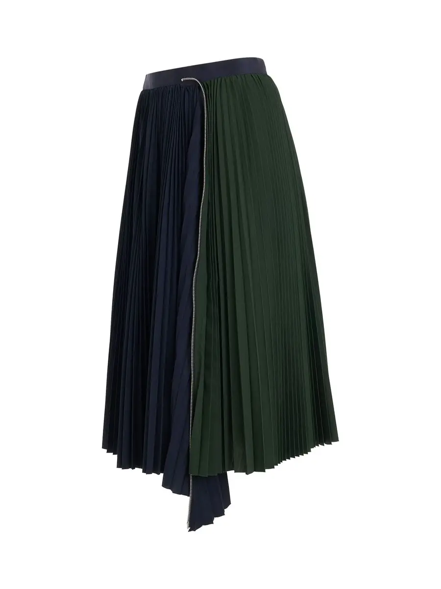 Sacai Cotton Zipper Skirt | Thumbnail 2
