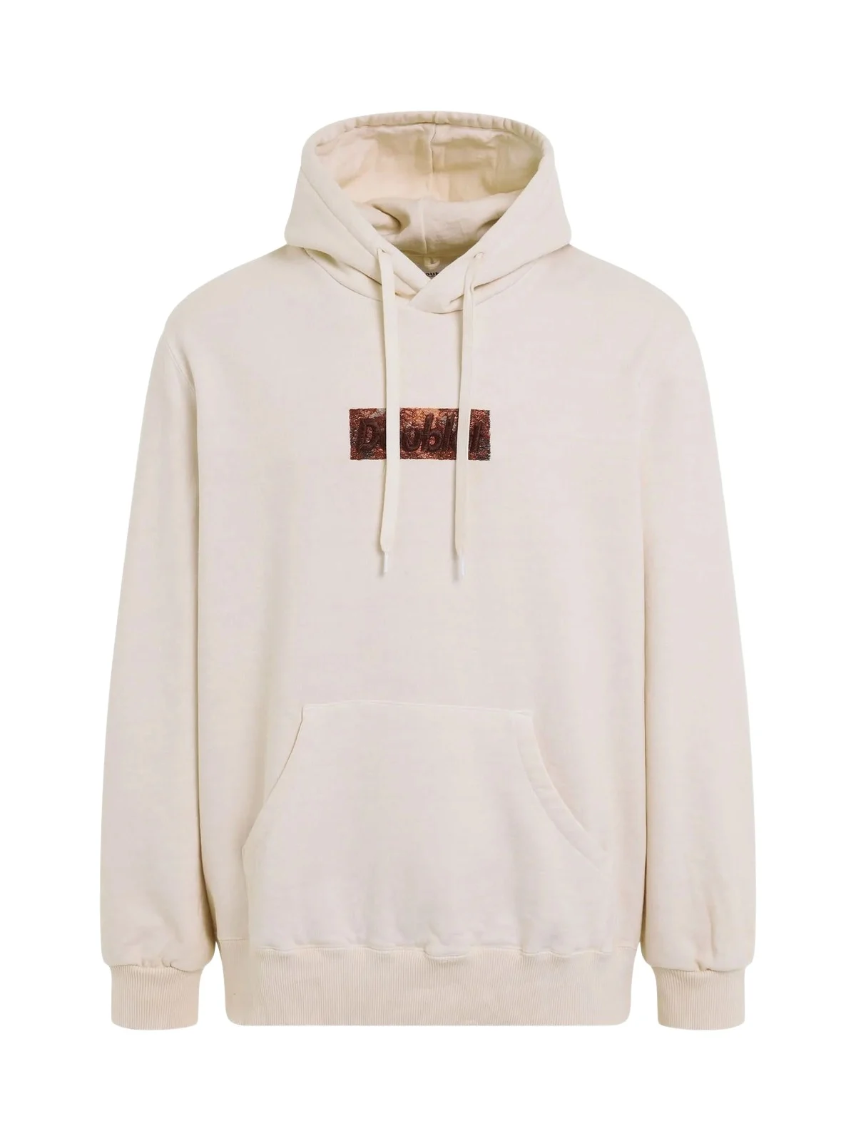 DOUBLET Rust Embroidery Hoodie in Ivory