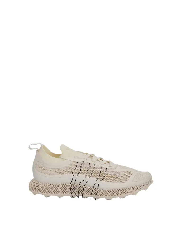 Y-3 Runner 4D Halo Sneakers in Off White/black White | Image 1 Y-3 Runner 4D Halo Sneakers in Off White/black White | Image 1