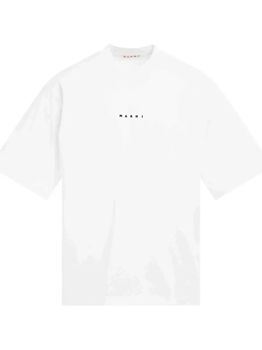 Marni Classic Logo Crewneck T-shirt | Image 1 Marni Classic Logo Crewneck T-shirt | Image 1