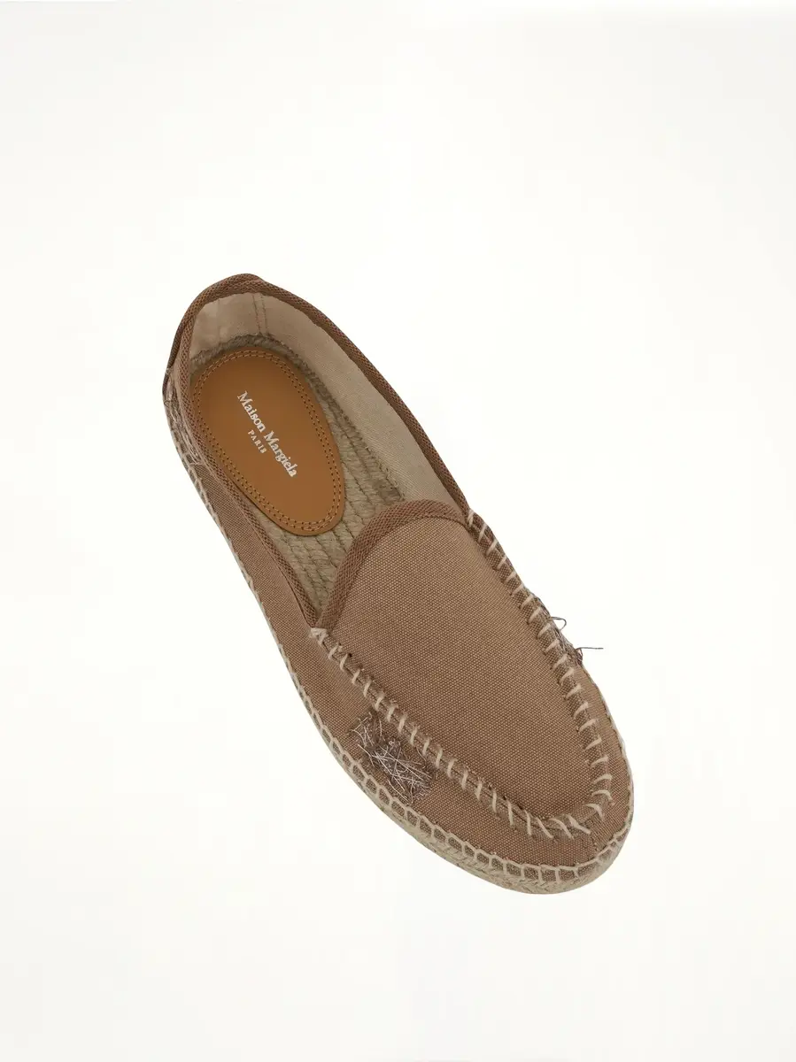 Maison Margiela Embroidered Espadrilles in Chamois | Thumbnail 2 Maison Margiela Embroidered Espadrilles in Chamois | Thumbnail 2