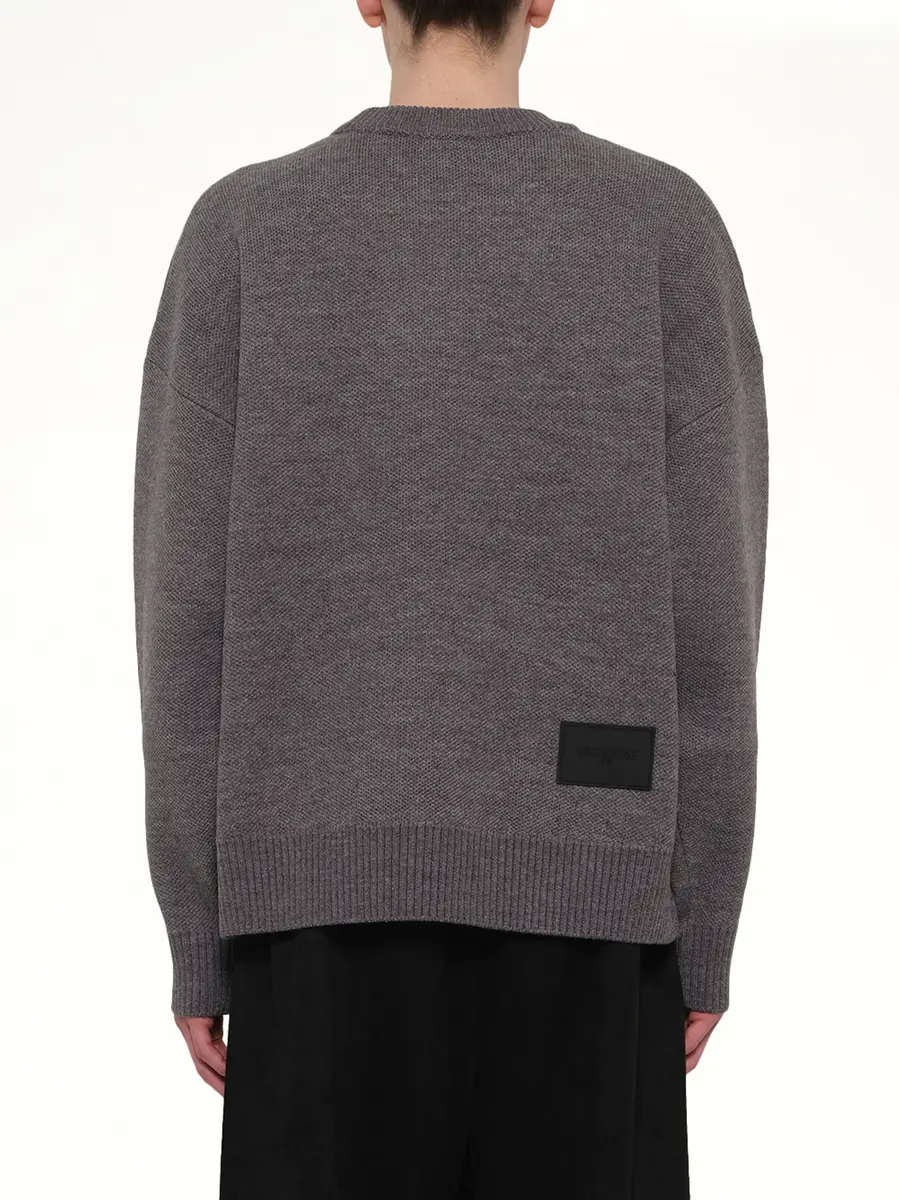 We11Done Logo Pile Knit Sweater | Thumbnail 5 We11Done Logo Pile Knit Sweater | Thumbnail 5