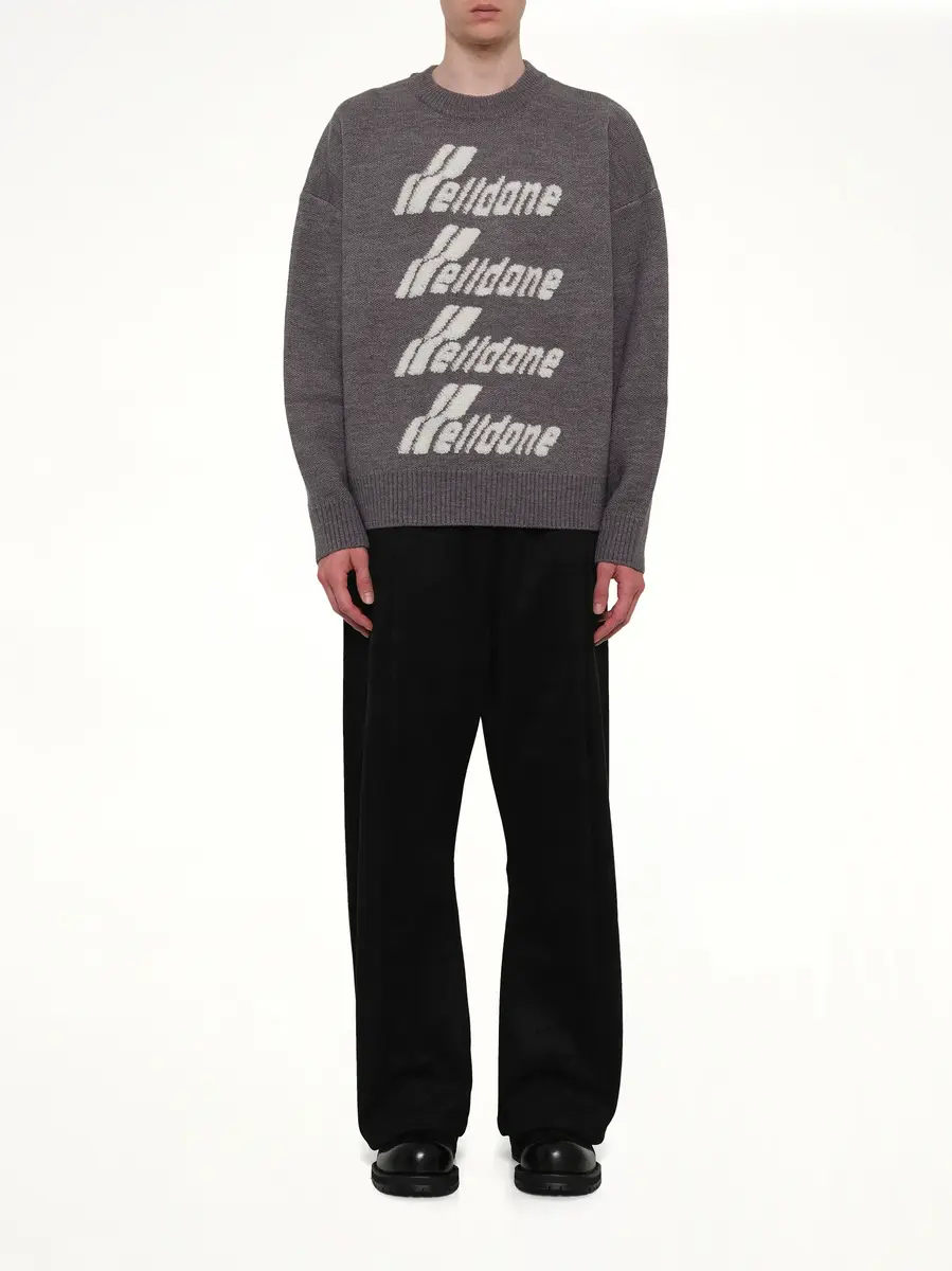 We11Done Logo Pile Knit Sweater | Thumbnail 7 We11Done Logo Pile Knit Sweater | Thumbnail 7