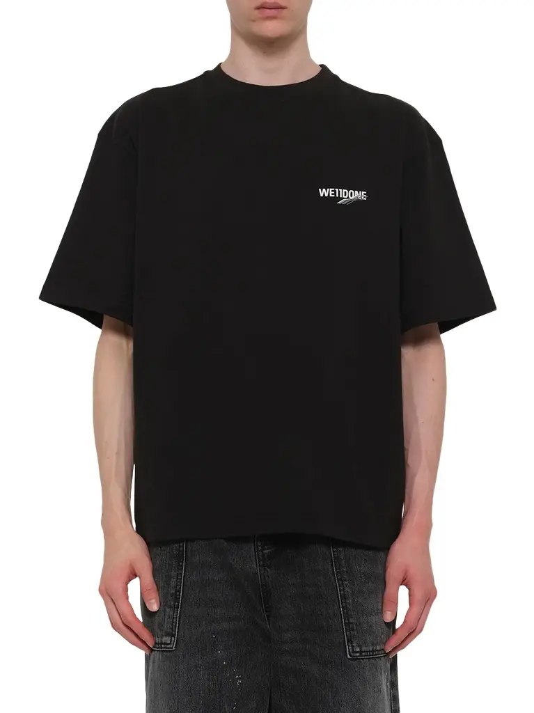 We11Done Wave Logo Short Sleeve T-shirt