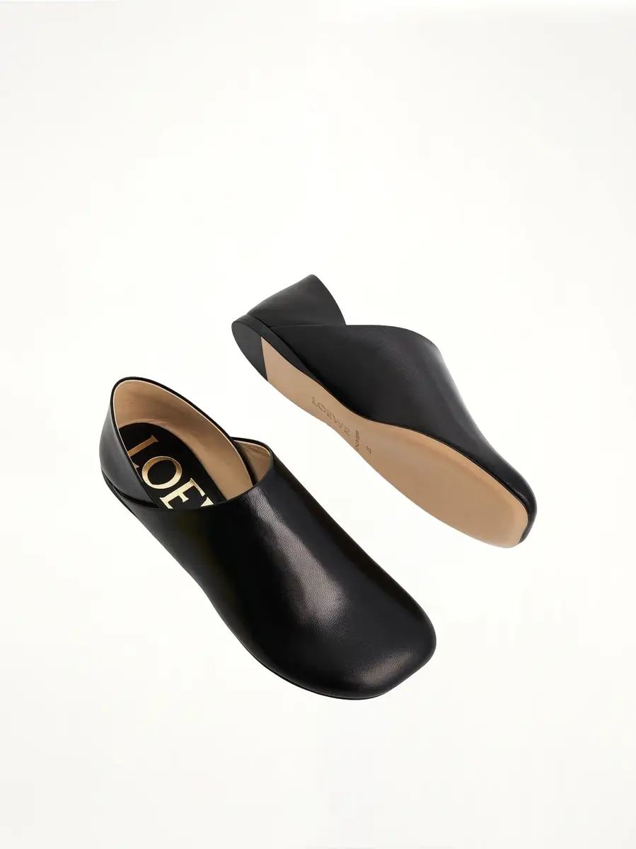 Loewe Toy Slipper in Goatskin Black | Thumbnail 4 Loewe Toy Slipper in Goatskin Black | Thumbnail 4