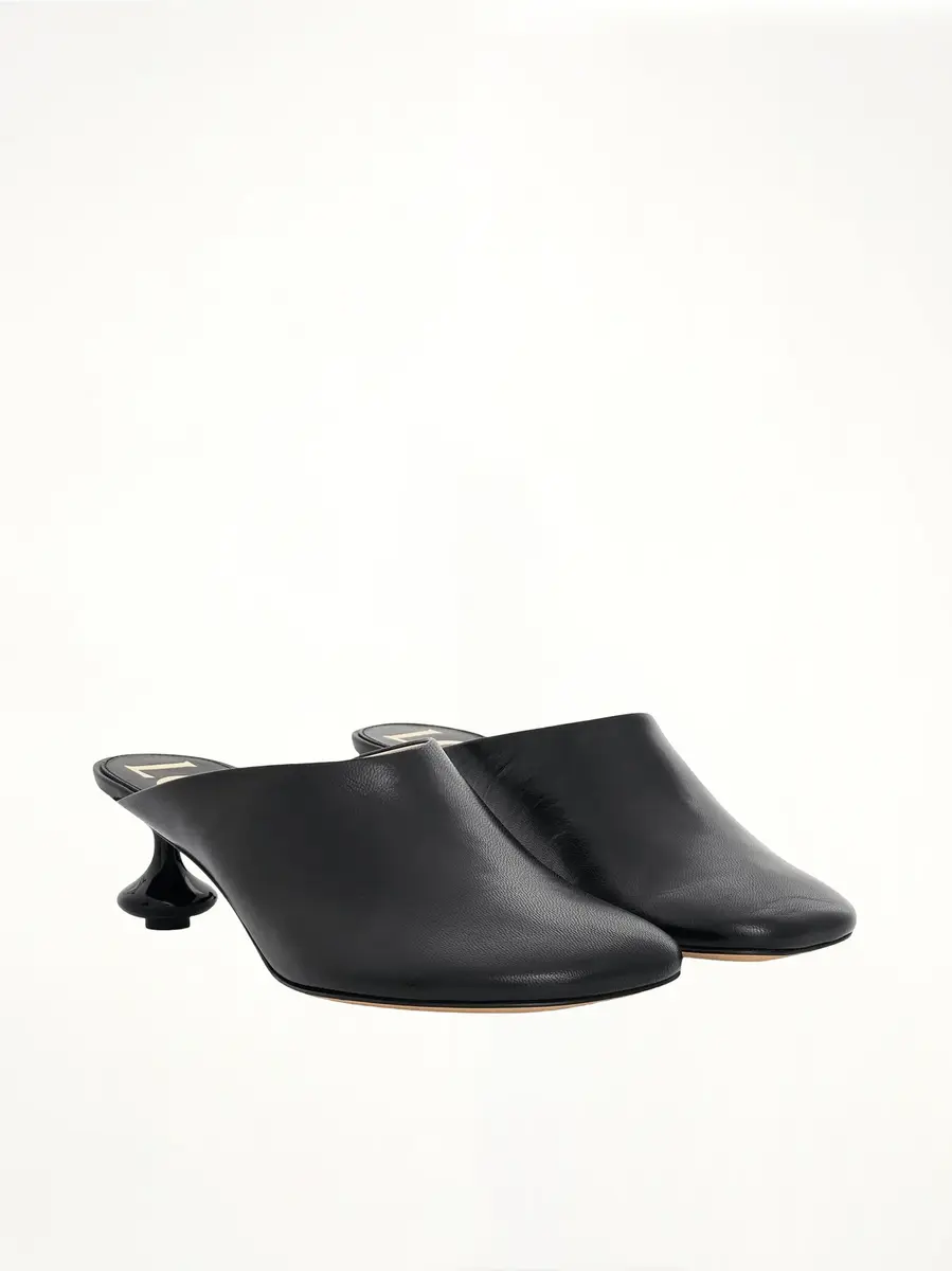 Loewe Toy Mule in Goatskin Black | Thumbnail 3 Loewe Toy Mule in Goatskin Black | Thumbnail 3